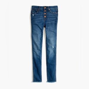 10" High-Rise Skinny Jeans in Hanna Wash Size 23